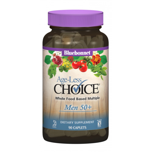 Мультивітамін Bluebonnet Nutrition Чоловічі Мультівітаміни 50+, Ageless Choice, 90 капсул (BLB0166)