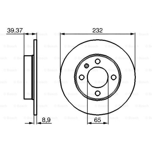 Гальмівний диск Bosch 0 986 478 492
