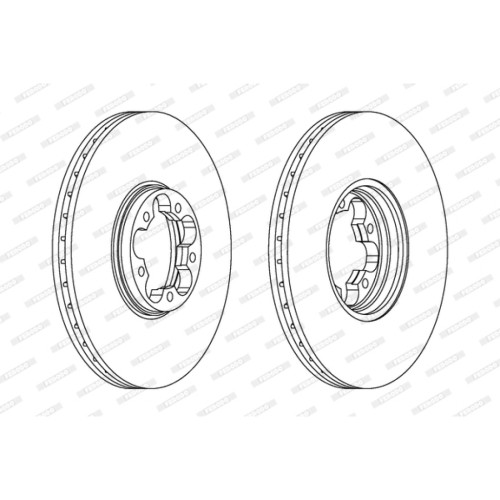 Гальмівний диск FERODO DDF1112