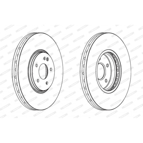 Гальмівний диск FERODO DDF1670C-1