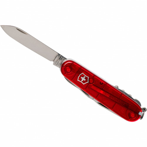 Ніж Victorinox Climber Transparent Red Blister (1.3703.TB1)