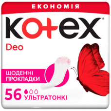 Щоденні прокладки Kotex Ultraslim Deo 56 шт. (5029053548258)