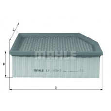 Повітряний фільтр для автомобіля Mahle LX1479/2