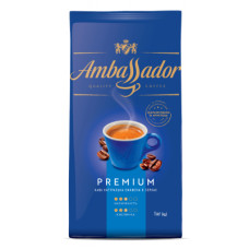 Кава AMBASSADOR в зернах 1000г пакет, "Blue Label" (am.53233)