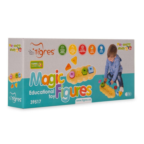 Розвиваюча іграшка Tigres Магічні фігурки 8 елементів в коробці (39517)