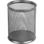 Підставка для ручок Axent square 80х80х100мм, wire mesh, silver (2111-03-A)