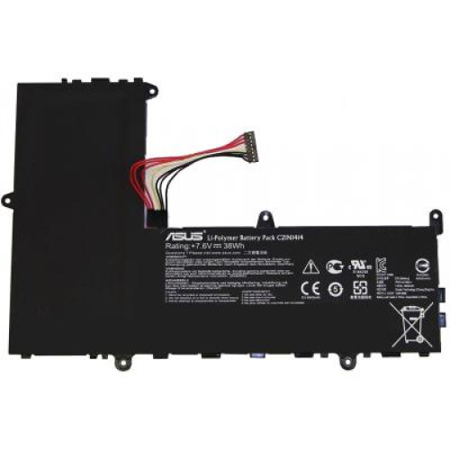 Акумулятор до ноутбука ASUS X205TA C21N1414, 4840mAh (38Wh), 2cell, 7.6V, Li-ion, черная (A47274)