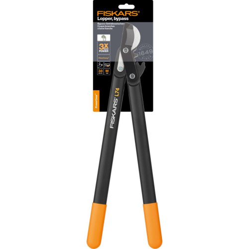 Секатор Fiskars площинний посилений PowerGear M L74 (1000582)