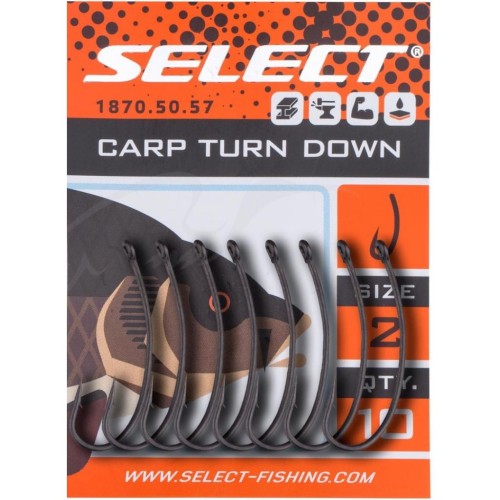 Гачок Select Carp Turn Down 02 (10 шт/уп) (1870.50.57)