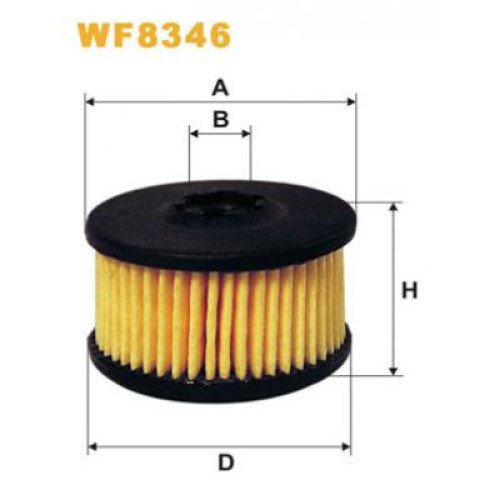 Фільтр паливний Wixfiltron WF8346