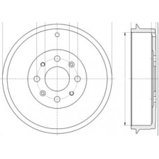 Гальмівний барабан Bosch 0 986 477 208