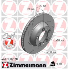 Гальмівний диск ZIMMERMANN 460.1582.20