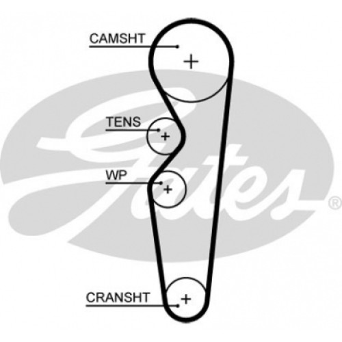 Ремінь ГРМ Gates 5665XS