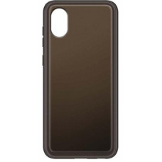 Чохол до мобільного телефона Samsung A03 Soft Clear Cover Black (EF-QA032TBEGRU)