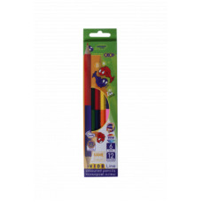 Олівці кольорові ZiBi Kids line Double 6 шт. 12 кольорів (ZB.2462)