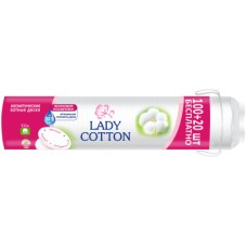 Ватні диски Lady Cotton 100+20 шт. (4744246013023)