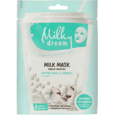 Маска для обличчя Milky Dream тканинна Бавовняне молоко та перли 20 мл (4820205302473)