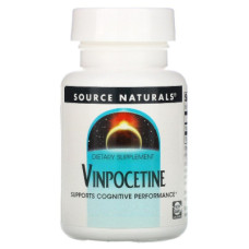 Трави Source Naturals Вінпоцетин, 10 мг, Vinpocetine, 60 таблеток (SN1398)