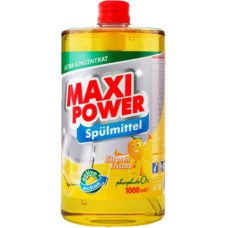 Засіб для ручного миття посуду Maxi Power Лимон запаска 1000 мл (4823098408444)