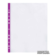 Файл Optima А4+ 40 мкм глянсових з фіолетовою стрічкою, 20 штук (O35109-12)