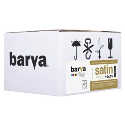 Папір Barva 10x15, 255g/m2, PROFI, White satin, 500c (IP-V255-272)