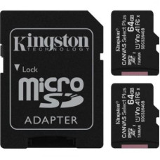 Карта пам'яті Kingston 64GB Class 10 Canvas Select Plus 100R A1 (SDCS2/64GB-2P1A)