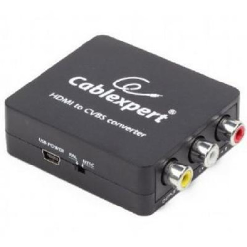 Конвертор HDMI to 3 x RCA Cablexpert (DSC-HDMI-CVBS-001)