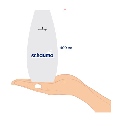 Шампунь Schauma Сяйво кольору з екстрактом гранату 400 мл (3838824086736)