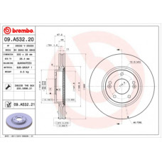 Гальмівний диск Brembo 09.A532.20