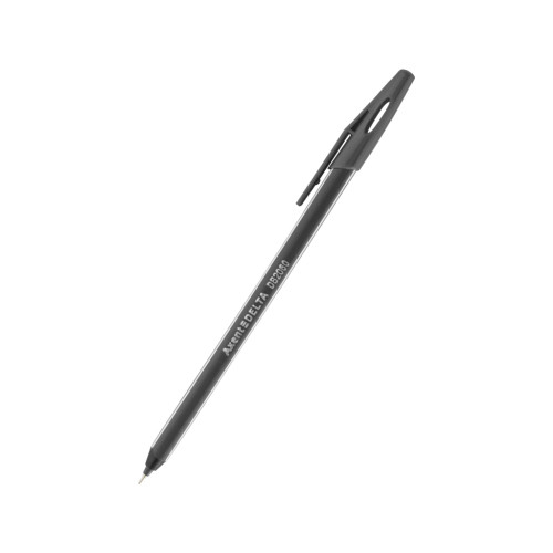 Ручка масляна Delta by Axent Чорна 0.7 мм Чорний корпус (DB2060-01)