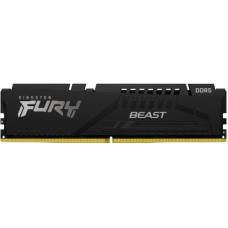 Модуль пам'яті для комп'ютера DDR5 16GB 6000 MHz Beast Black Kingston Fury (ex.HyperX) (KF560C40BB-16)