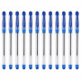 Ручка масляна Baoke 0.5 мм, з грипом синя Silky (PEN-BAO-B36-BL)