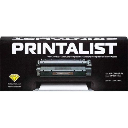 Картридж Printalist HP LJ M252/M277 CF402A Yellow (HP-CF402A-PL)