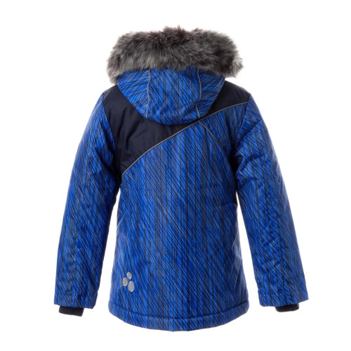 Куртка Huppa NORTONY 1 17440130 синій з принтом/темно-синій 116 (4741468989327)