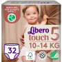 Підгузки Libero Touch Pants Розмір 5 (10-14 кг) 32 шт (7322541739571)