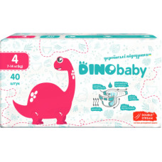 Підгузки Dino Baby Розмір 4 (7-14 кг) 40 шт (4823098410591)