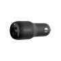 Зарядний пристрій Belkin Car Charger 37W PD PPS Dual Black (CCB004BTBK)