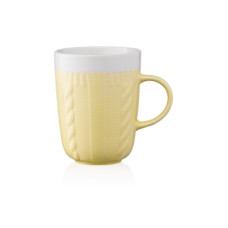 Чашка Ardesto Кnitti 330 мл Yellow (AR3457Y)