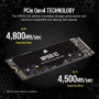 Накопичувач SSD M.2 2280 2TB MP600GS Corsair (CSSD-F2000GBMP600GS)