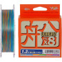 Шнур YGK Veragass Fune X8 - 100m connect 2.5/19kg 10m x 5 colors (5545.02.75)