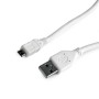 Дата кабель USB 2.0 Micro 5P to AM 1.0m Cablexpert (CCP-mUSB2-AMBM-W-1M)