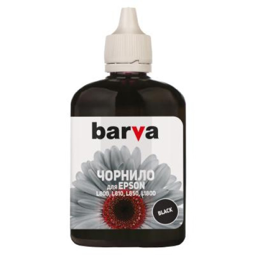 Чорнило Barva EPSON L800/L810/L850/L1800 (T6731) 90г BLACK (L800-408)