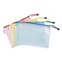 Папка на блискавці Axent В5, transparent, assorted colors (1407-00-А)