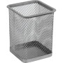 Підставка для ручок Axent round 80х80х100мм, wire mesh, silver (2110-03-A)