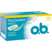 Тампони o.b. ProComfort с покрытием SilkTouch Normal 16 шт (3574660234282)