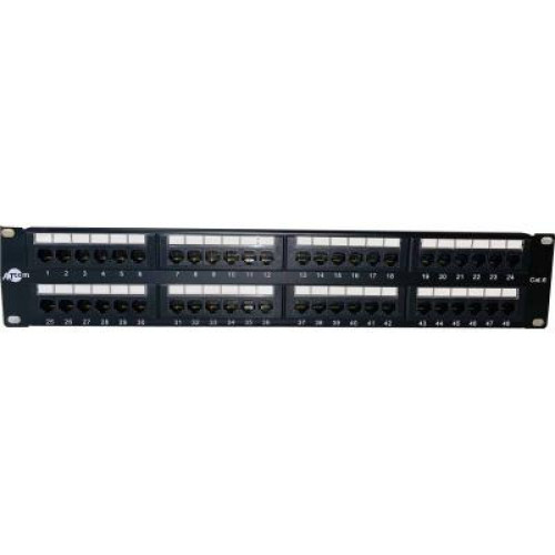 Патч-панель Atcom 19" 48 портов UTP cat.6 (P6048)