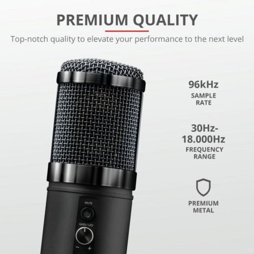 Мікрофон Trust GXT 256 Exxo USB Streaming Microphone (23510)