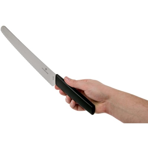 Кухонний ніж Victorinox SwissModern Bread and Pastry Knife 22 см Black (6.9073.22WB)