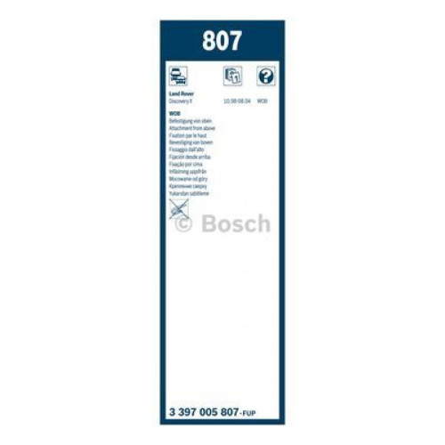 Щітка склоочисника Bosch 3 397 005 807