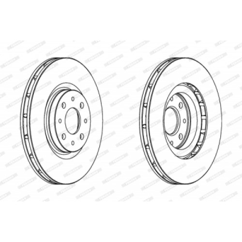 Гальмівний диск FERODO DDF1122